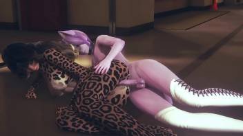 Furry Hentai - Leopard and Cat hard sex - Japanese Asian Manga Anime Film Game Porn